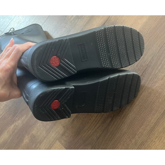 Hunter tall matte black boots size 9 - Picture 11 of 13